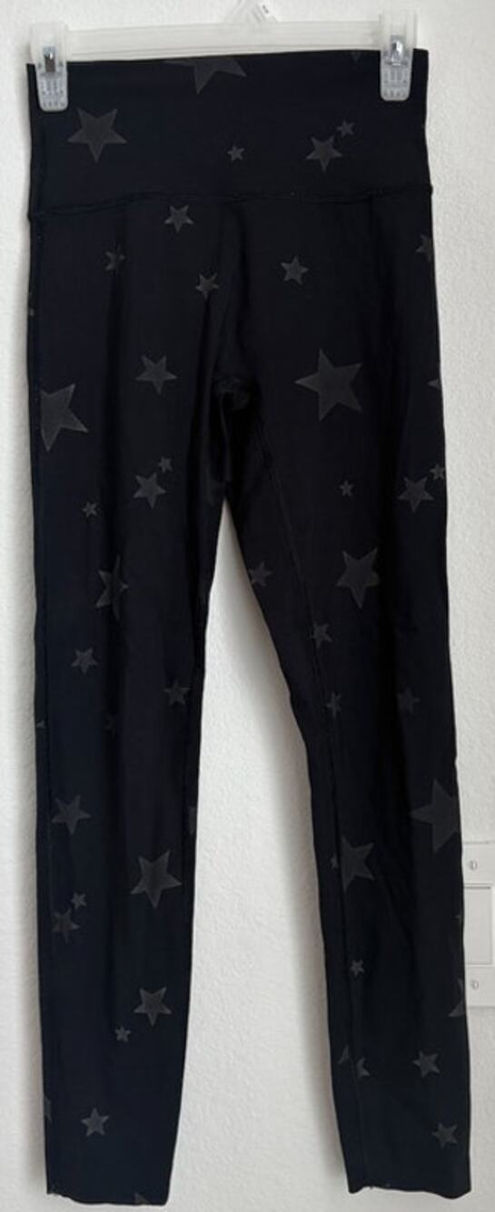 Womens Aerie Black Star 7/8 Legging Size Medium